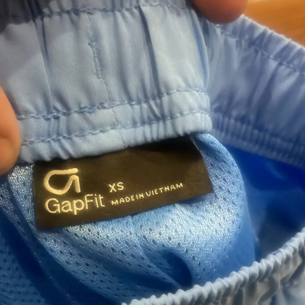 Gap fit boys blue line swim trunks size XS  (4-5) new with tag